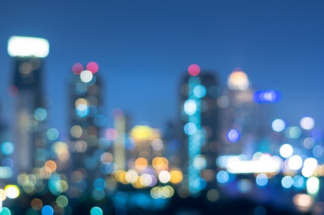 bangkok cityscape at twilight time 2